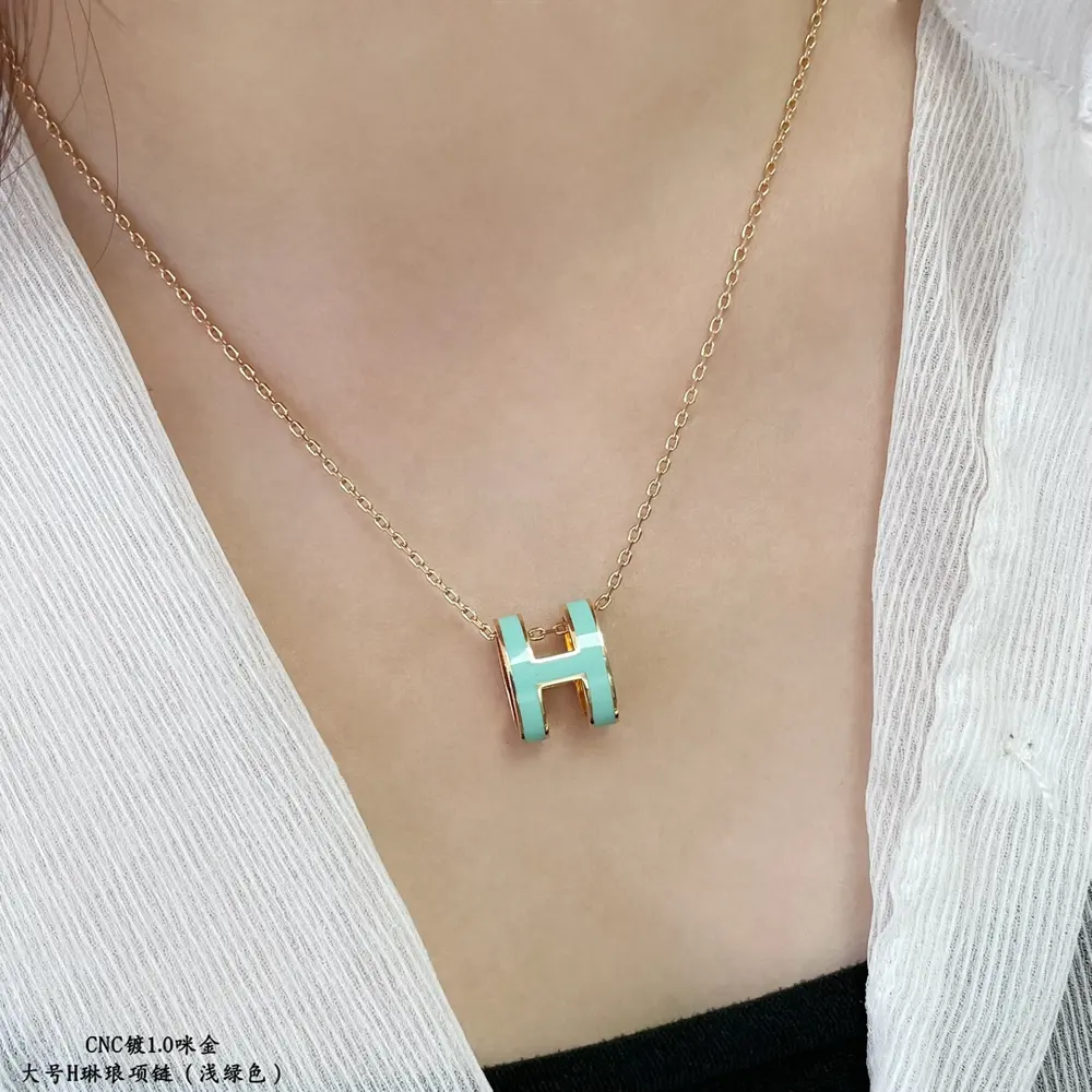 Hermes Mini H Linlang Necklace