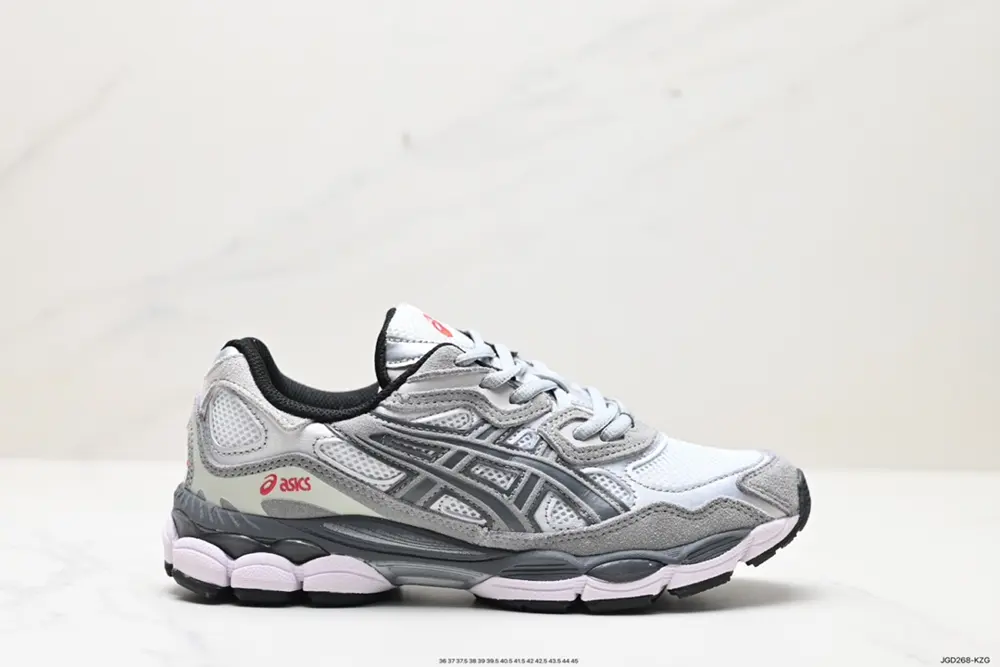 ASICS breathable mesh upper with some synthetic leather material uses the new AHAR+ rubber 1203A280-002