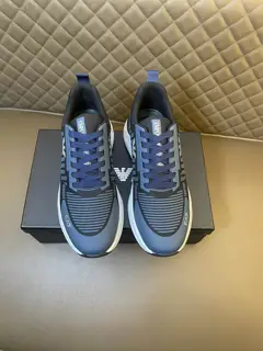 Armani casual sports shoes. Upper