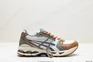 ASICS breathable mesh upper with some synthetic leather material uses the new AHAR+ rubber 1201A161-020