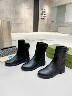 Gucci ankle boots with small embossed pattern