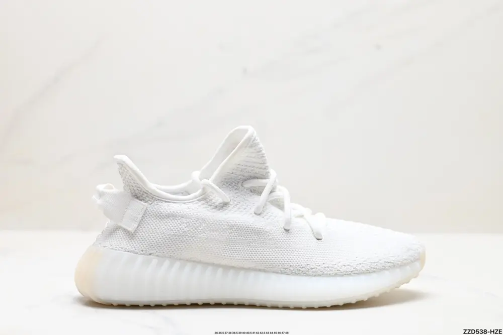 Adidas Yeezy Boost 350V2 Coconut German imported mesh loom surface Hollow breathable mesh FU9007