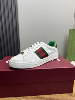 Gucci classic popular white shoes