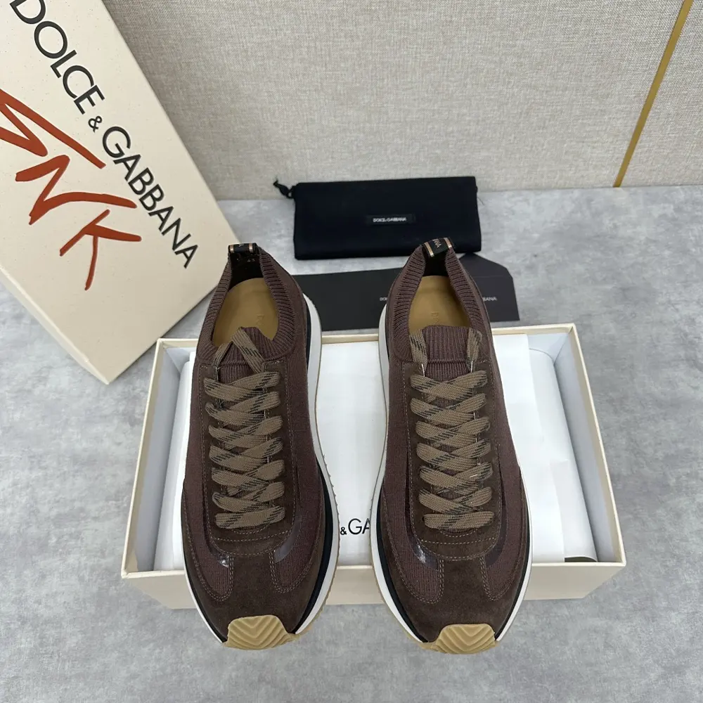 Dolce & Gabbana Cushion patchwork casual sneakers This sneaker