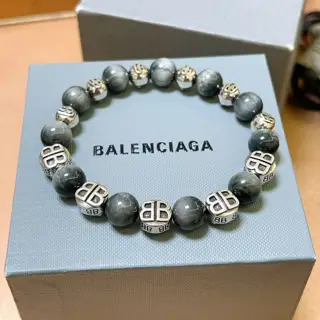 Balenciaga natural moonstone Balenciaga bracelet Thai silver style Balenciaga bracelet