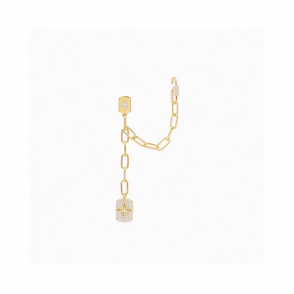 Apm monaco single shooting star niche earrings