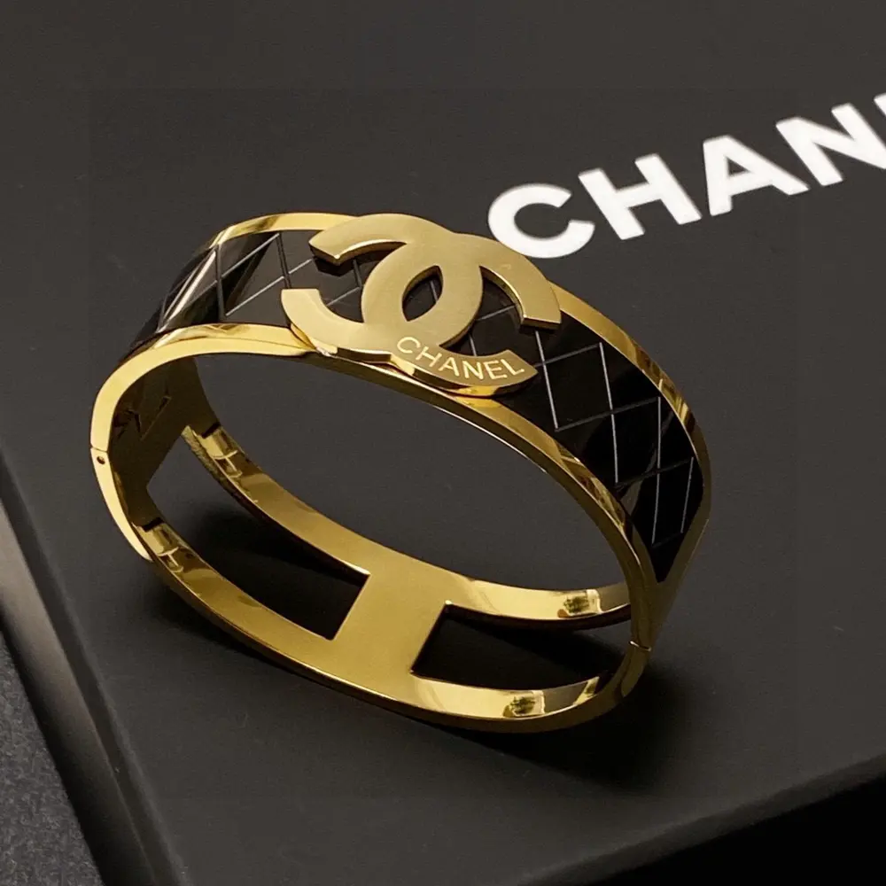 Chanel wide diamond bracelet