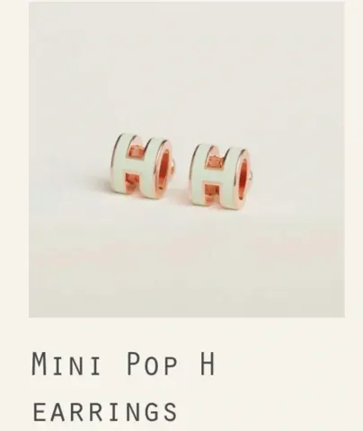 Hermès Mini H Linlang Earrings