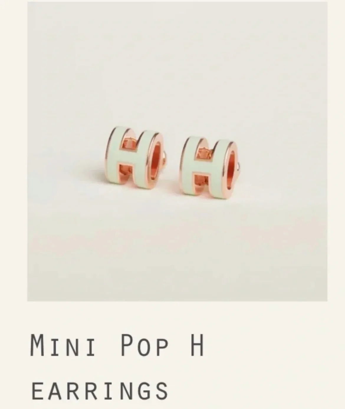 Hermès Mini H Linlang Earrings