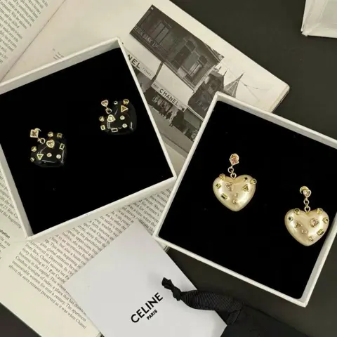 Celine Necklace Earrings