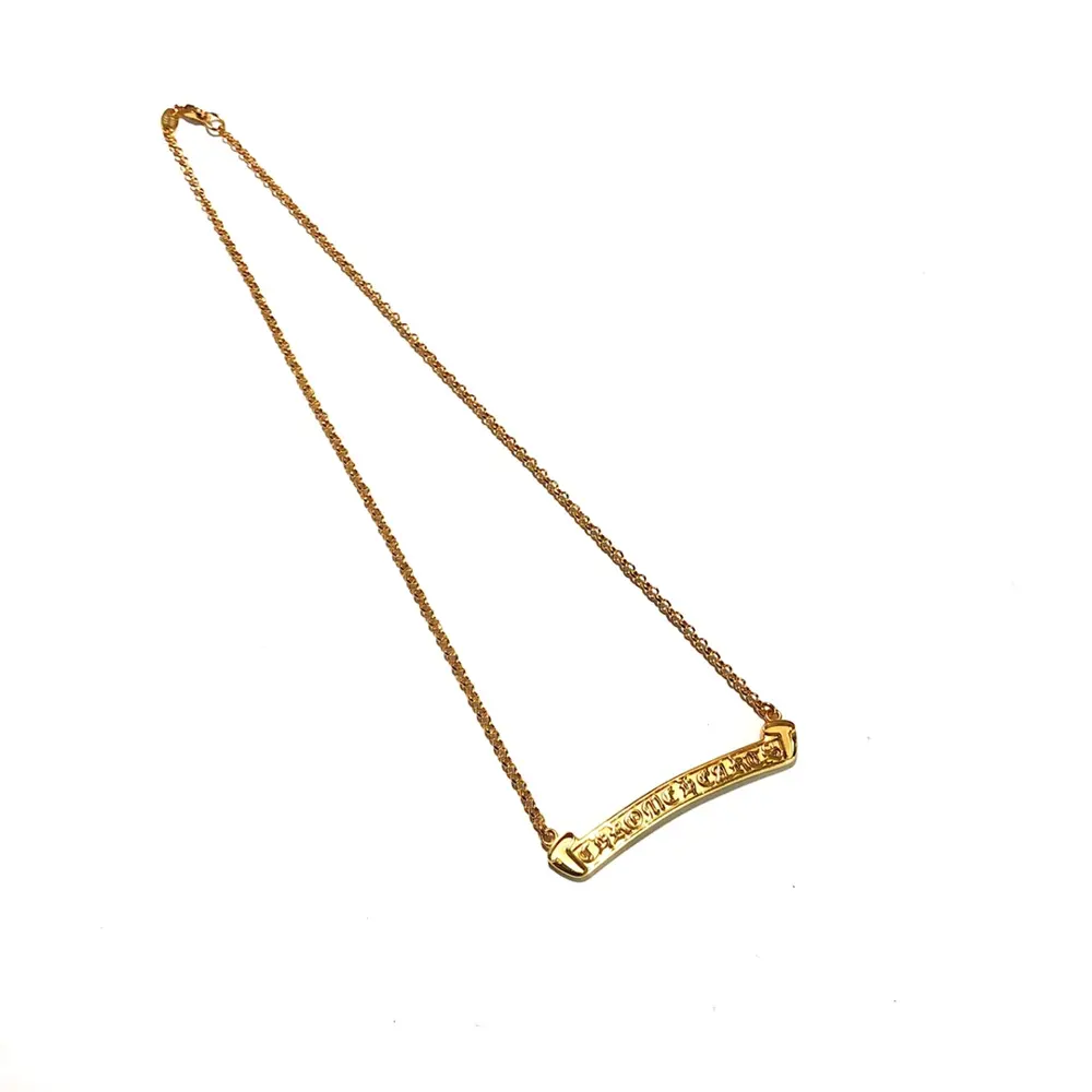 Chrome Hearts 22k horseshoe clavicle necklace