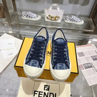 Fendi couple canvas shoes