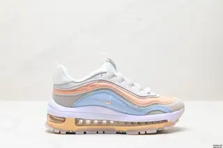Nike Air Max 97 small hook bullet retro full-palm air cushion casual sports shoes