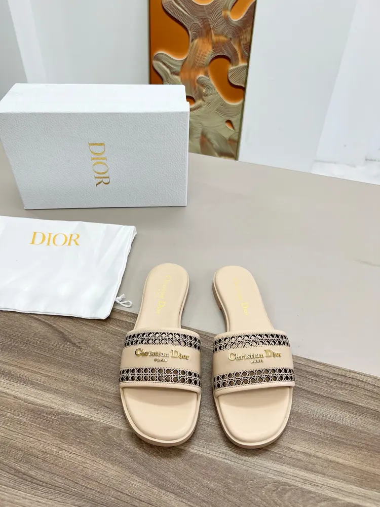 Dior classic style single shoes sandals slippers cloth shoes…Continuously update colors