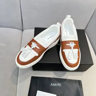 AMIRI 2025 bone shoes tassel casual leather shoes