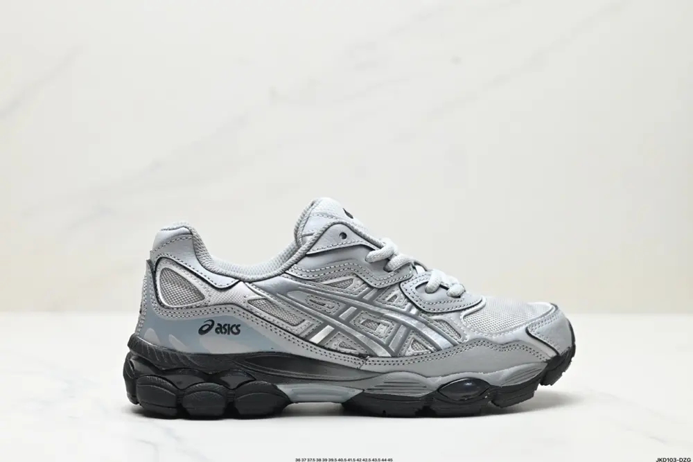 ASICS/Asics GEL-NYC 2055 breathable mesh upper with some synthetic leather material. Adopts 1203A280-020