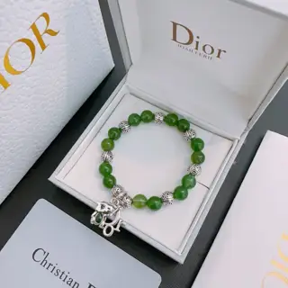 DIOR Multi-element agate Thai silver style bracelet. Same style as G-Dragon. Retro style