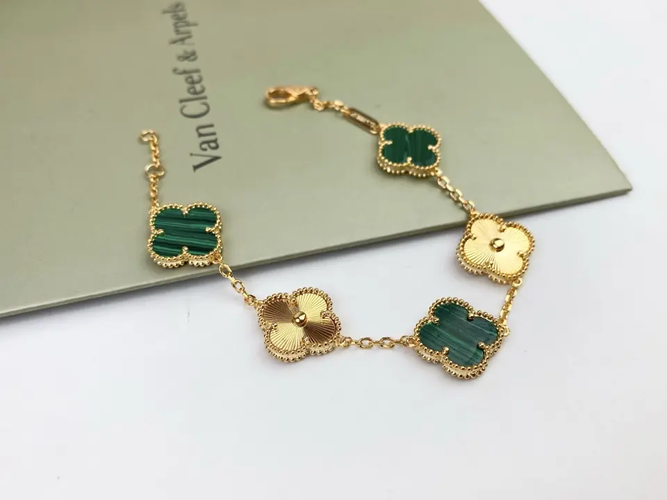 Van Cleef & Arpels Four-leaf Clover Five-flower Bracelet