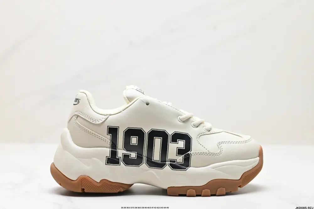 MLB Big Ball Chunky Mesh Thick-soled Daddy Series Low-top Mesh Lightweight Casual Sports 3ASHBCV4N