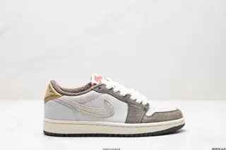 Nike AIR JORDAN 1 RETRO LOW OG white toe AJ1 low-top casual sneakers with official color DV1312-200