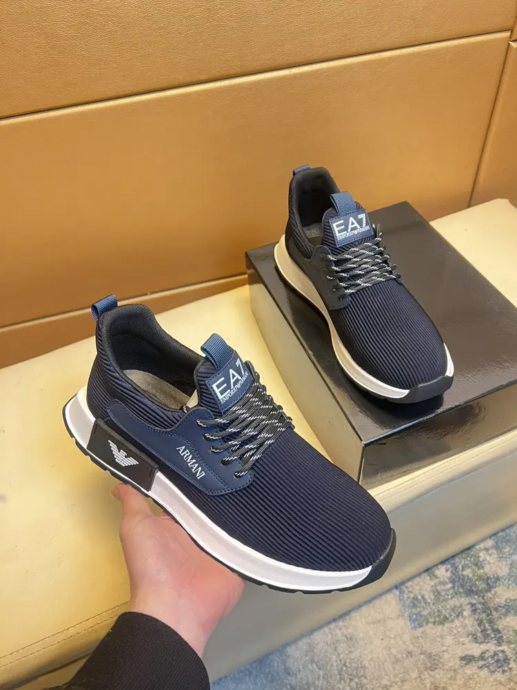 Armani sneakers. A must-have casual shoe for trendy men Original brand imported from Italy
