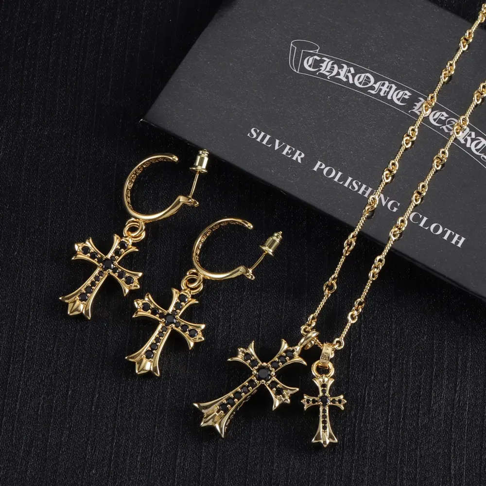 Chrome Hearts Necklace Earrings