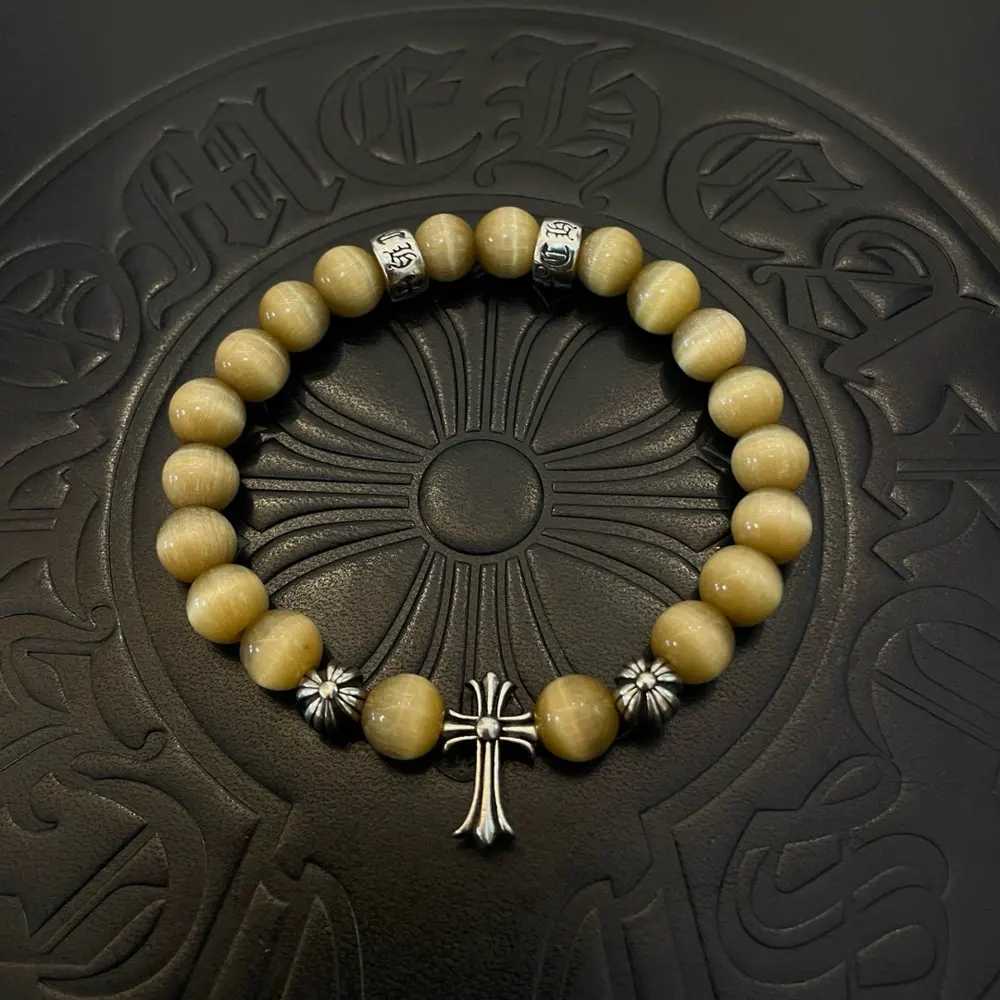 Chrome Hearts Classic Retro Multi-element Citrine Bracelet