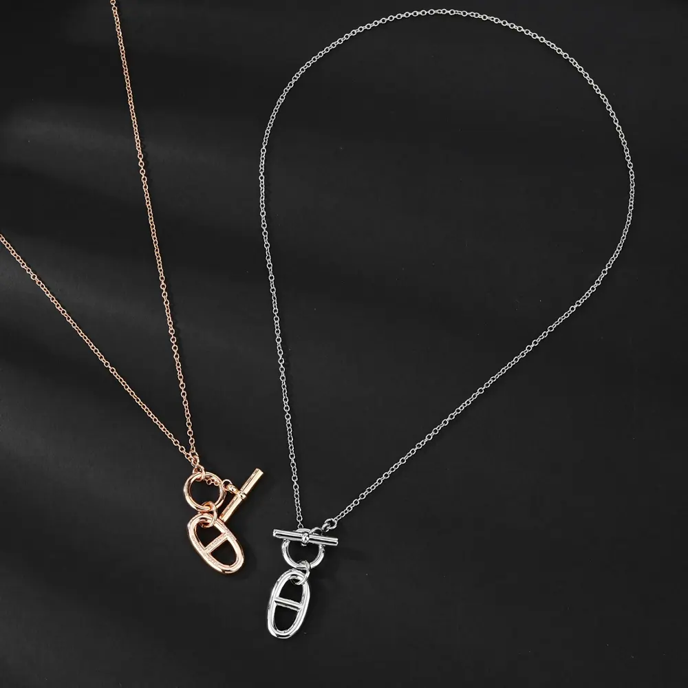 Hermès pig nose necklace The most classic necklace High-end replica Every step of the