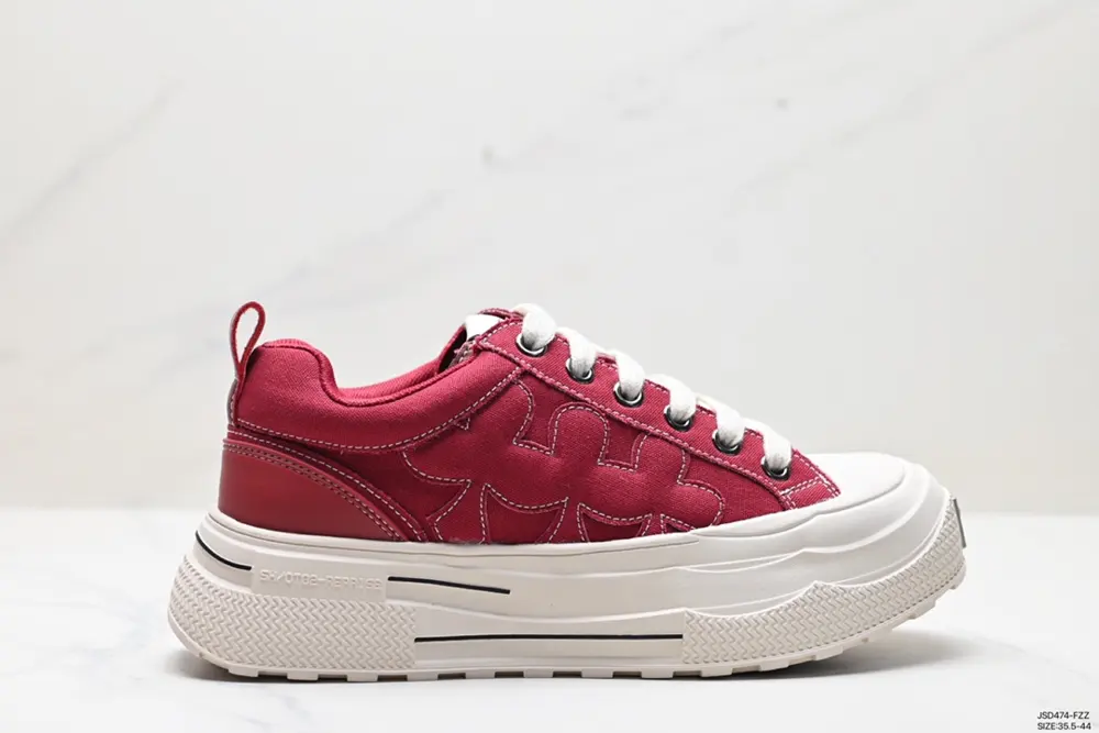 McQueen canvas shoes Alexander McQueen new color thick-soled canvas shoes