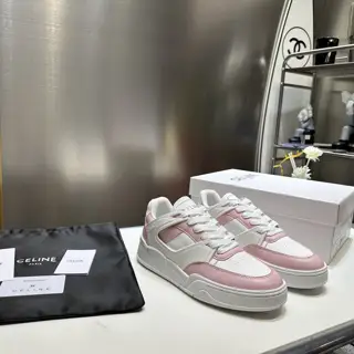 Celine couple’s new arrival CT-07 low-top couple’s sports casual white shoes