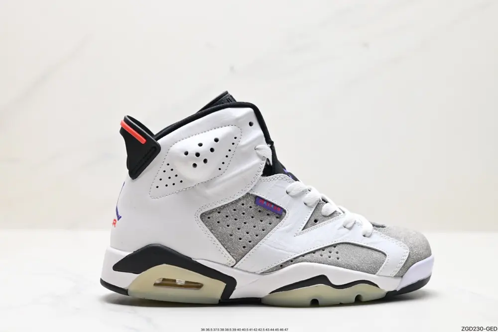 Nike Air Jordan 6 Retro “Georgetown Jordan AJ6 Retro Leisure Culture Basketball Shoes CT8529-100