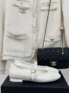 Chanel Milan catwalk Mary Jane shoes