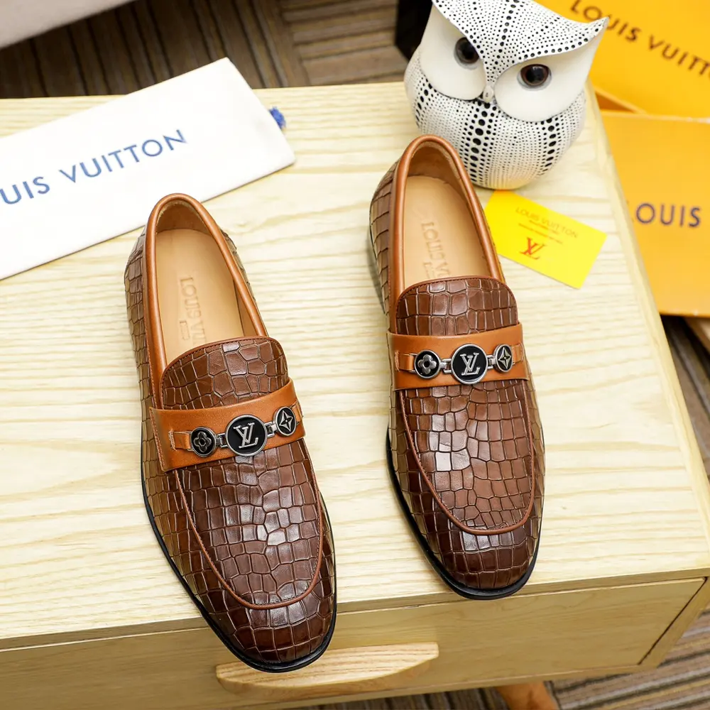 Louis Vuitton casual business leather shoes Official website original copy
