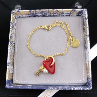 Dior’s latest red heart aix bracelet
