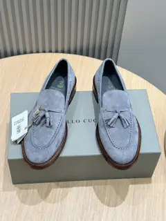 Brunello Cucinelli Suede Men’s Loafers