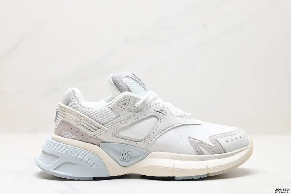 AMIRI RUNNER leather round toe comfortable low-top lifestyle casual shoes