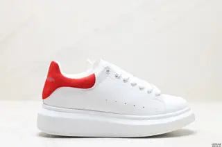 Italian luxury brand Alexander McQueen Sole Leather Sneakers low-top fashion thick-soled 462214