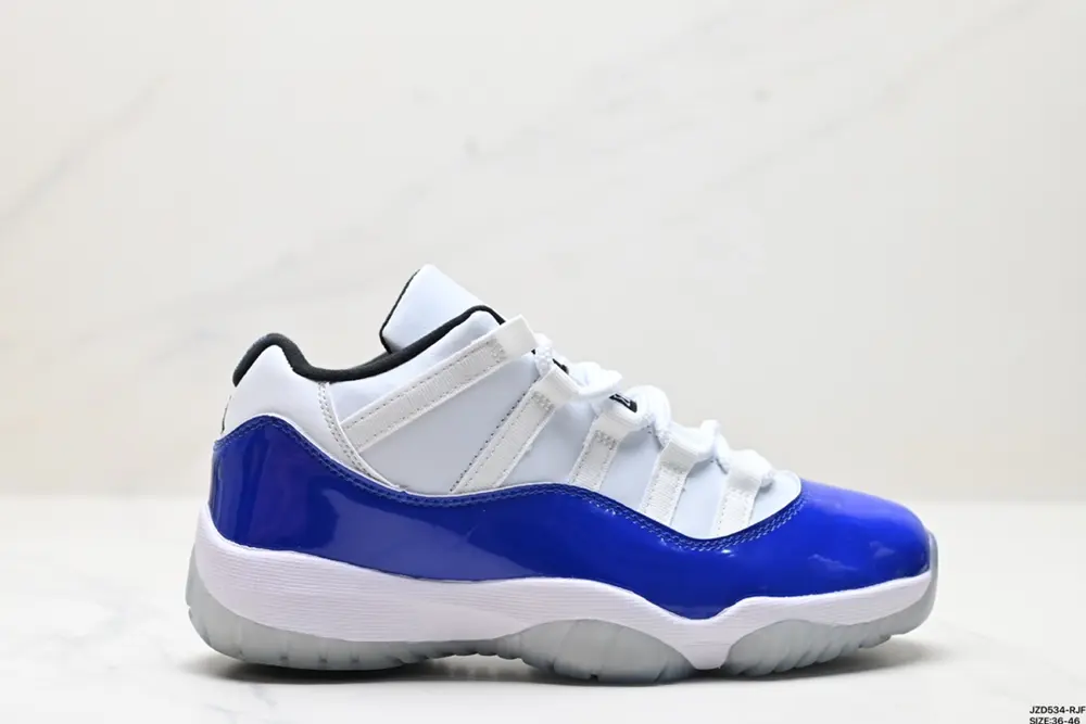 Nike Air Jordan 11 Retro Low “Concord” AJ11 generation Michael Jordan low-top sports AH7860-100