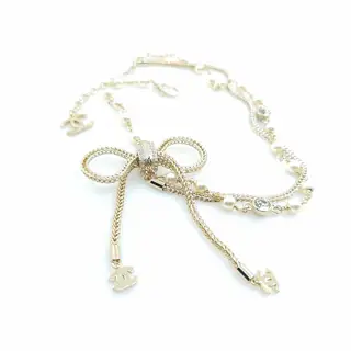 Chanel Bow Double Necklace