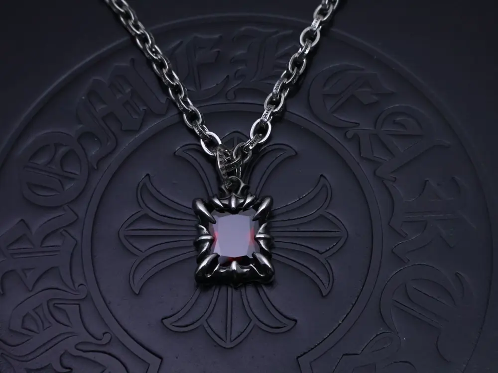 Chrome hearts Chrome Hearts Letter Chain Dark [Letter Riot] Original etched letter