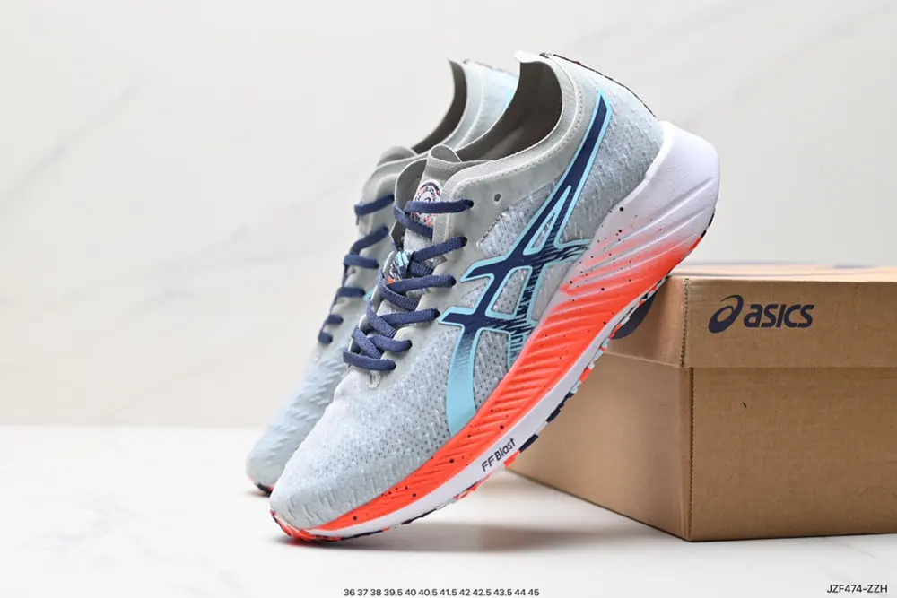 ASICS mesh upper material #soft suede material at the shoe collar 1011B326-960