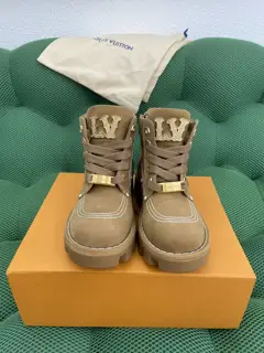 Louis Vuitton thick-soled short boots Martin boots ankle-length couple boots
