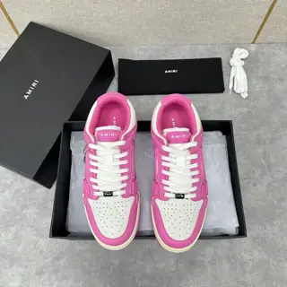 AMIRI couple style street style high version AMIRI bone shoes 20FW RUNWAY SKEL TOP