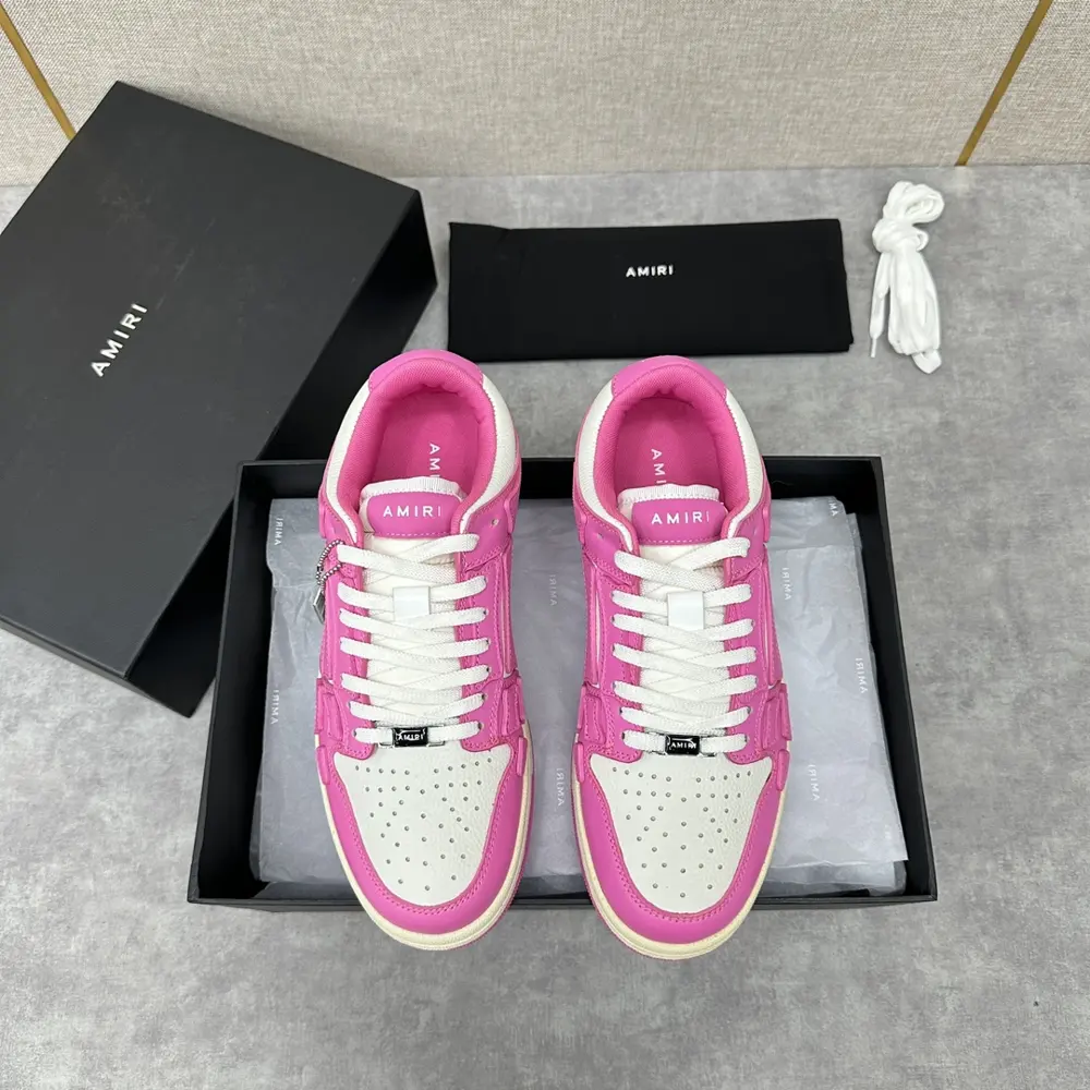 AMIRI couple style street style high version AMIRI bone shoes 20FW RUNWAY SKEL TOP