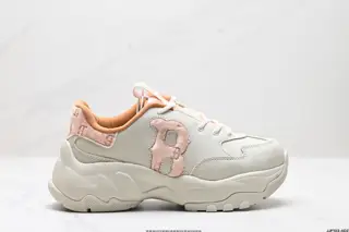 MLB Big Ball Chunky Mesh Thick-soled Daddy Series Low-top Mesh Lightweight Casual Sports 3ASHWVM46