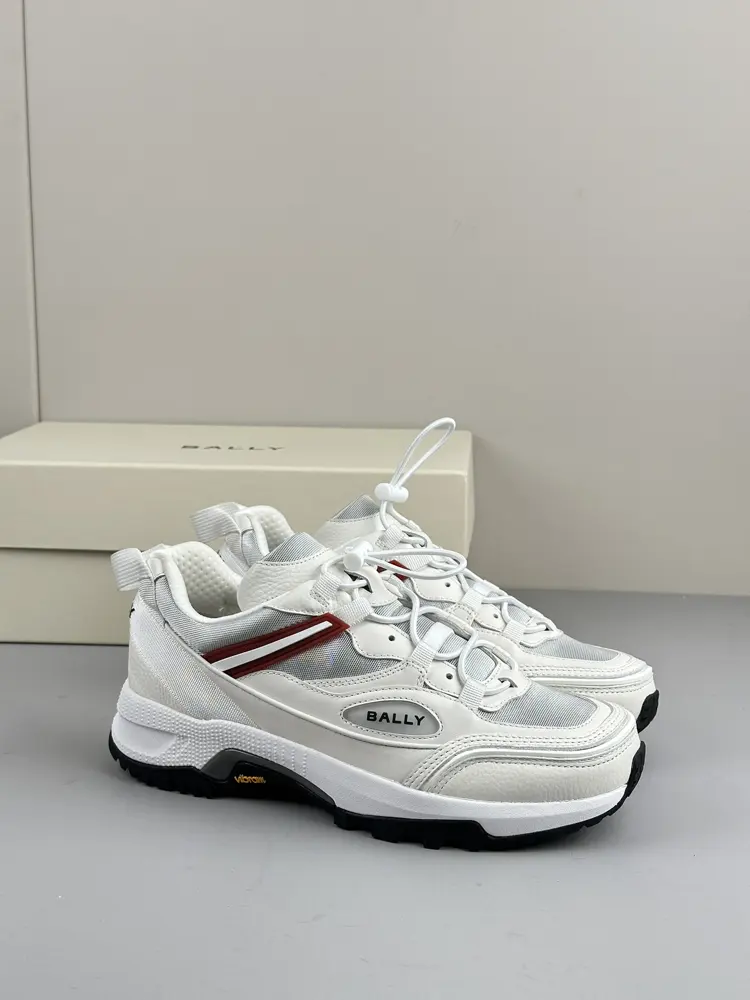 Bally Vibram thick-soled running shoes offer a sporty look