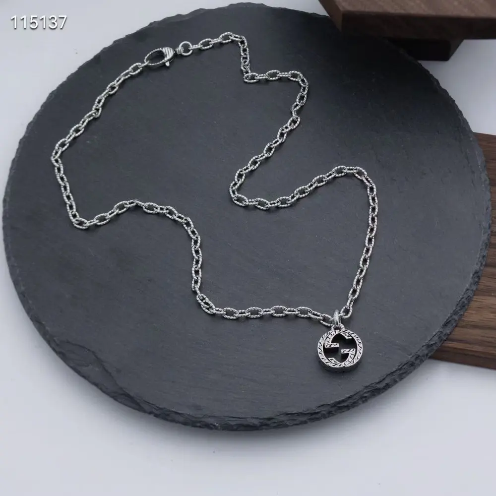 Gucci vintage classic double G pendant necklace for men and women