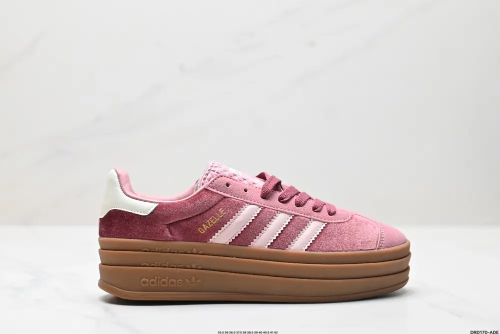 Adidas Gazelle Bold W low-top retro versatile casual sports shoes IG4391