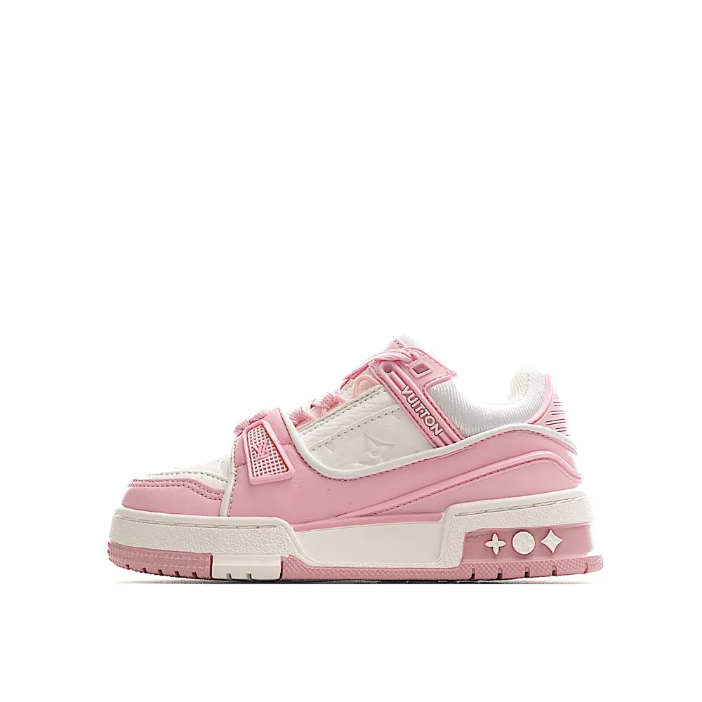 Louis Vuitton children’s fashion lace-up sneakers