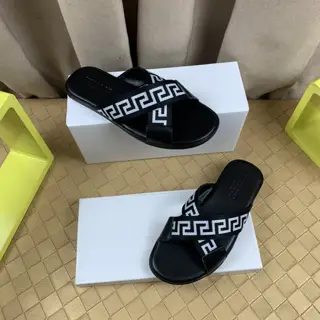 Versace casual slippers Official website original 1:1 mold Original quality